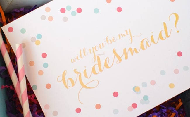 10 Fun Will You Be My Bridesmaid Ideas