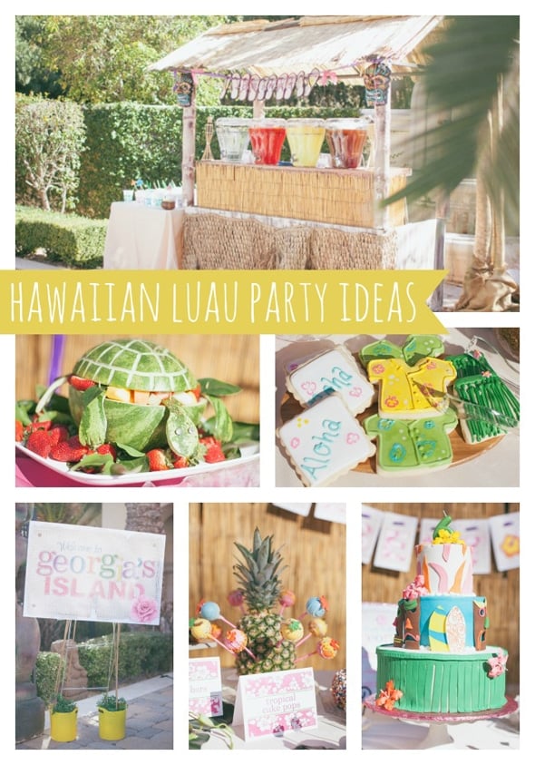 Luau Birthday Party  Pretty My Party