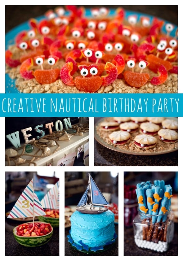 Creative Nautical Birthday Party