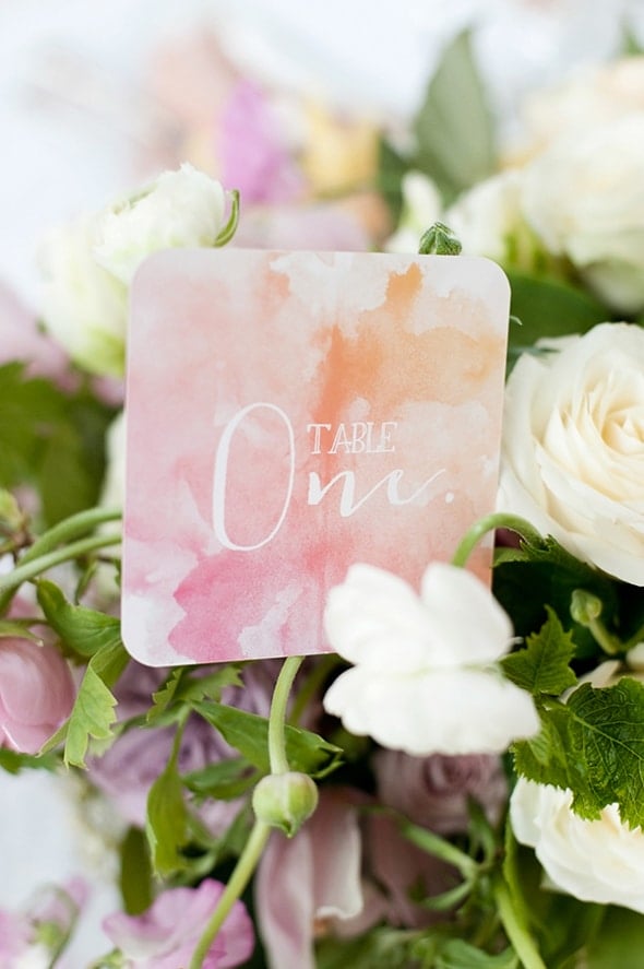 Watercolor Baby Shower Ideas