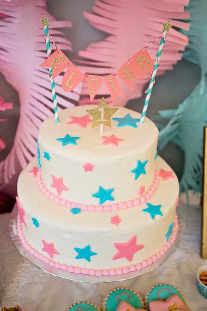 Twinkle Twinkle Little Star 1st Birthday Cake