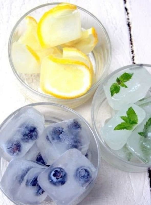 Fruit Ice Cubes - Summer Entertaining Ideas