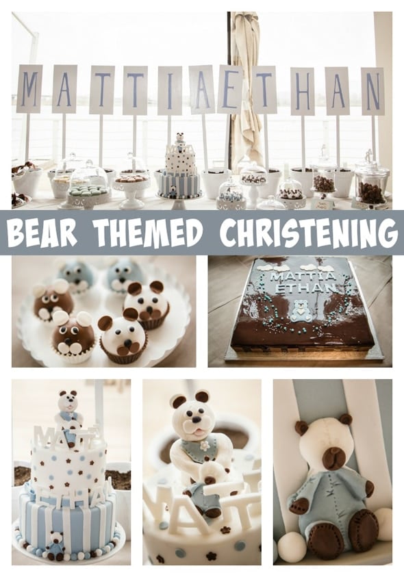 bear-theme-christening-ideas