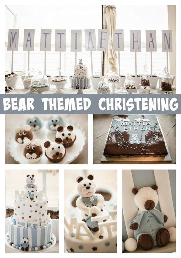 Bear Themed Christening