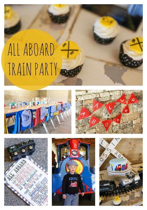 Vintage Train Birthday Party