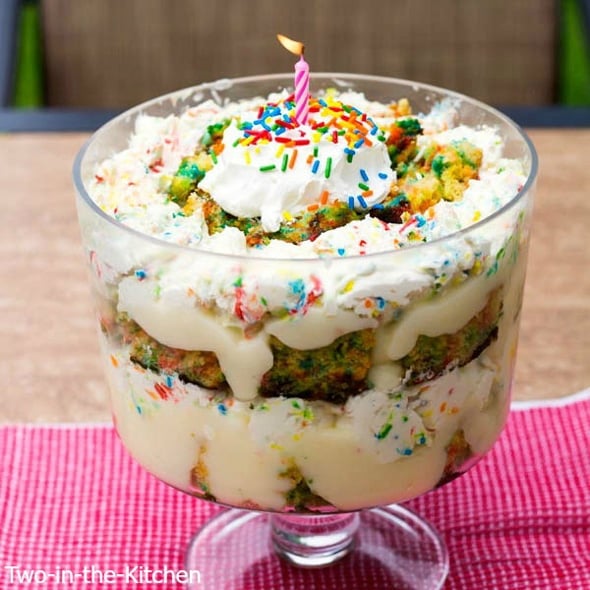 Funfetti Birthday Cake Trifle Recipe