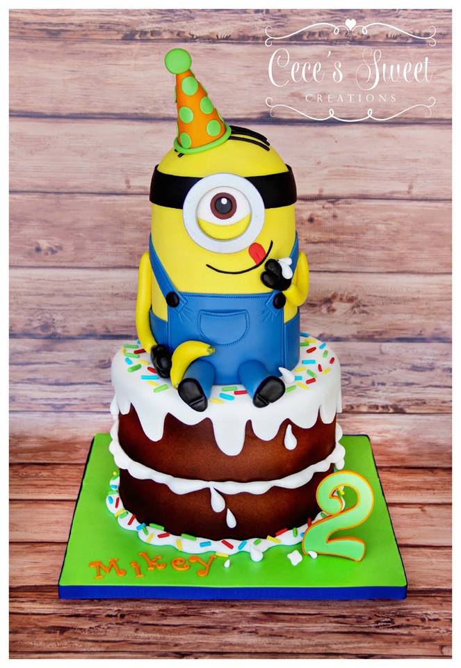 Happy Birthday Minion Cake