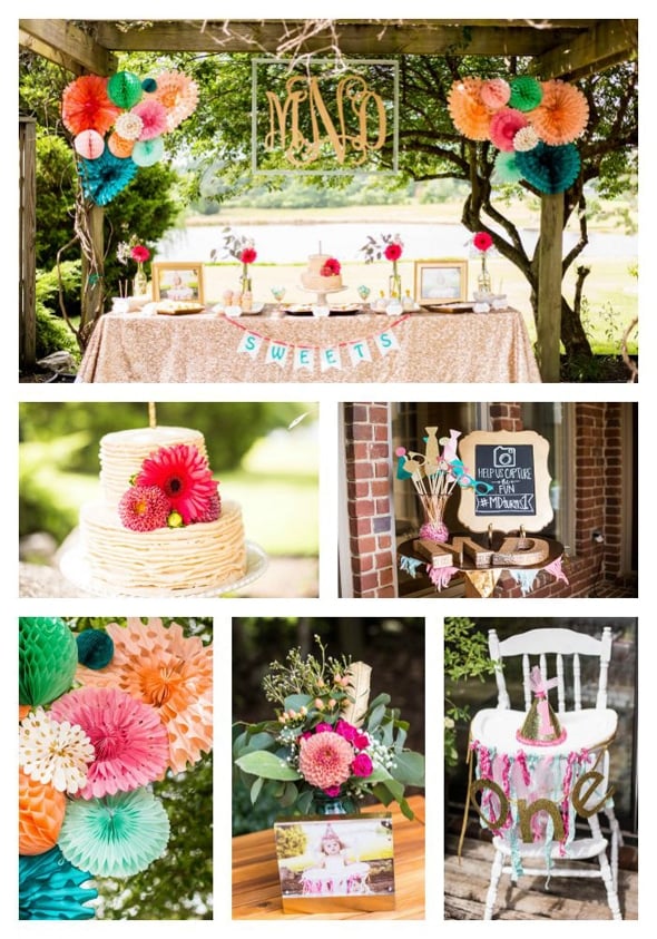 gold-glitter-first-birthday-party-ideas