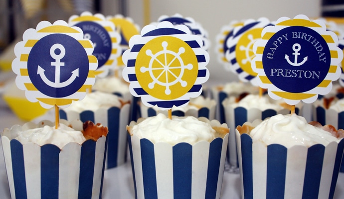 Preppy Boy Nautical Birthday Party