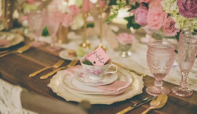 Vintage Chic Tea Party Wedding