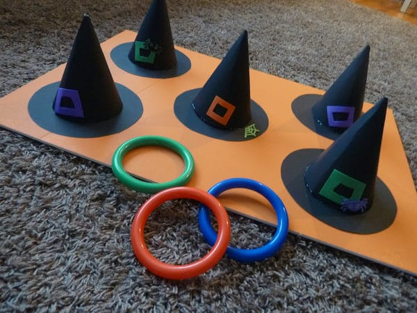 Witch Ring Toss Halloween Game