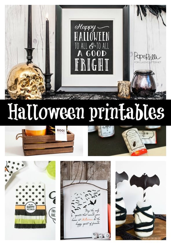 25 Free Halloween Printables