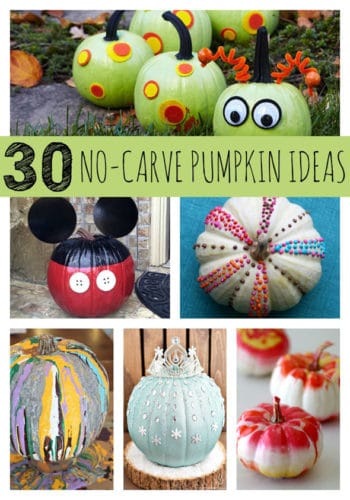 30 Awesome No-Carve Pumpkin Ideas - Pretty My Party