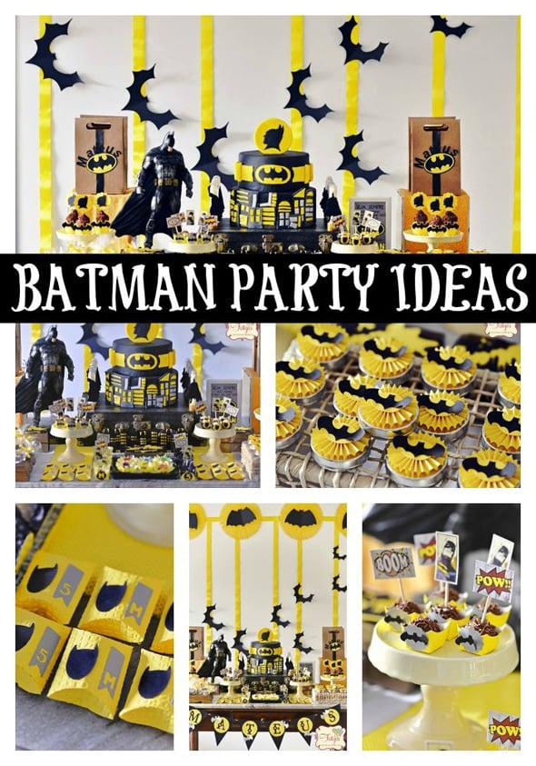 Batman Themed Birthday Party - Pretty My Party