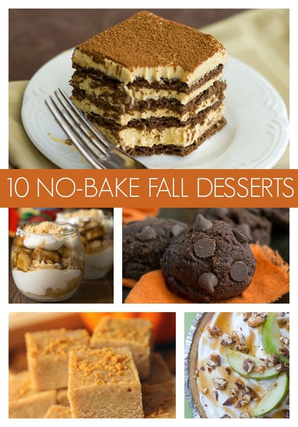 10 Super Easy No Bake Fall Desserts