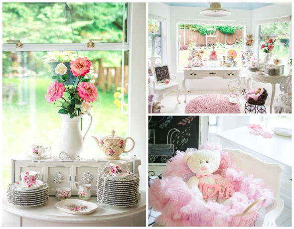 Vintage Baby Girl Shower