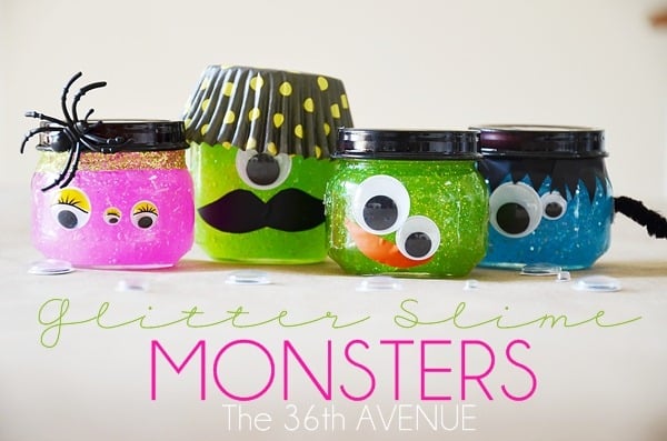 DIY Slime Monster Party Favors