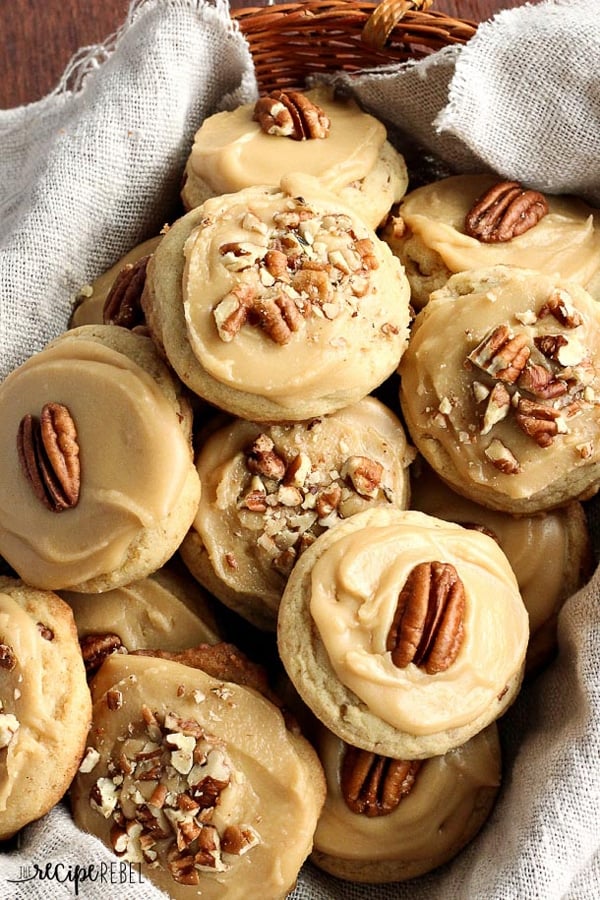 Brown Sugar Pecan Cookies - Christmas Cookies