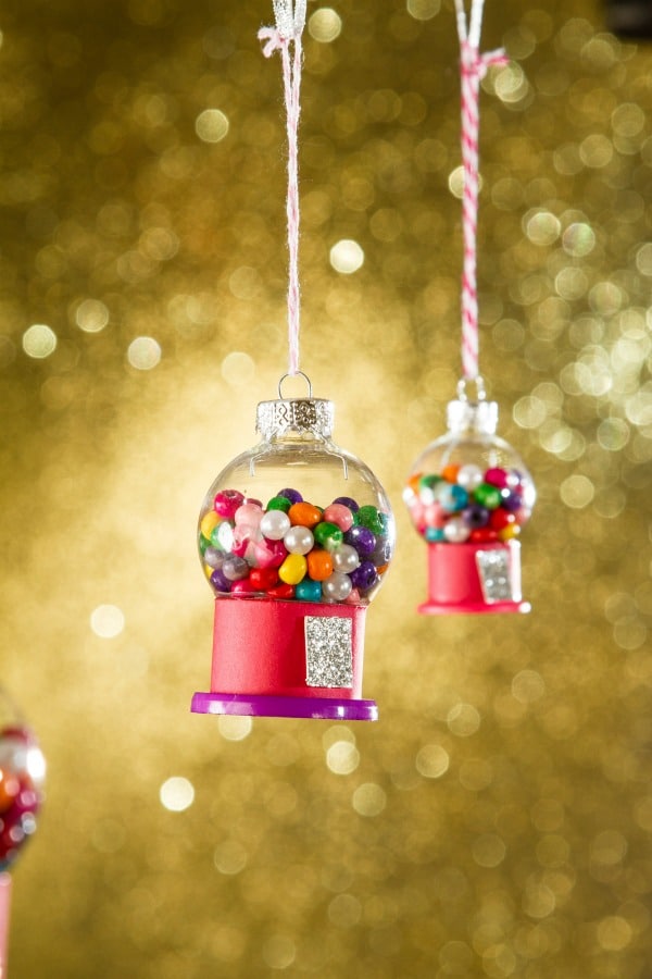 DIY Mini Gumball Ornaments - 25 Super Creative DIY Ornaments