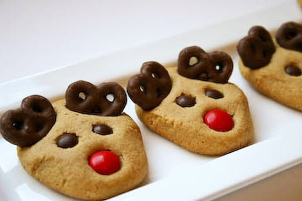 Peanut Butter Reindeer Cookies - Best Christmas Cookies