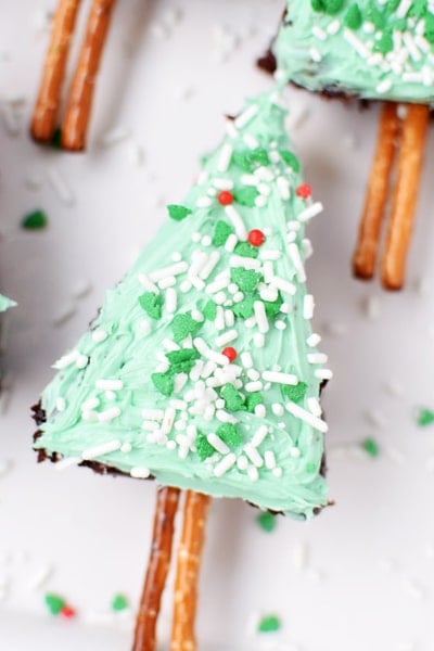 Christmas Tree Brownie Recipe