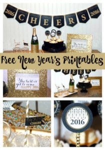 Free New Year's Eve Printable Party Package - Pretty My Party