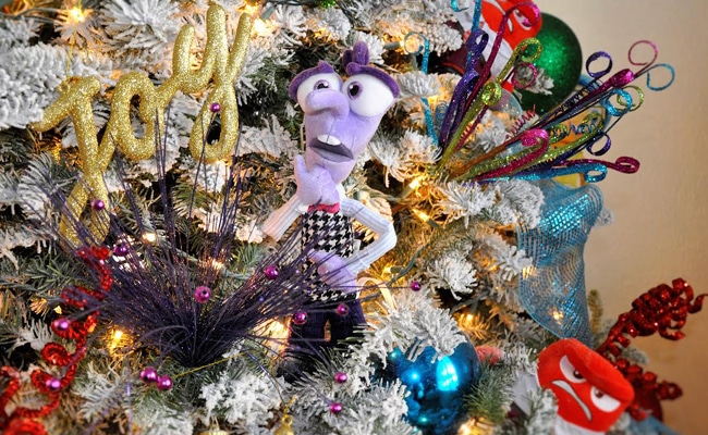 Inside Out Disney Themed Christmas Tree