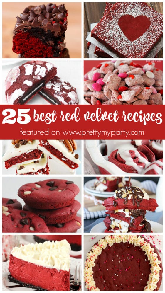 25 Best Red Velvet Dessert Recipes on Pretty My Party