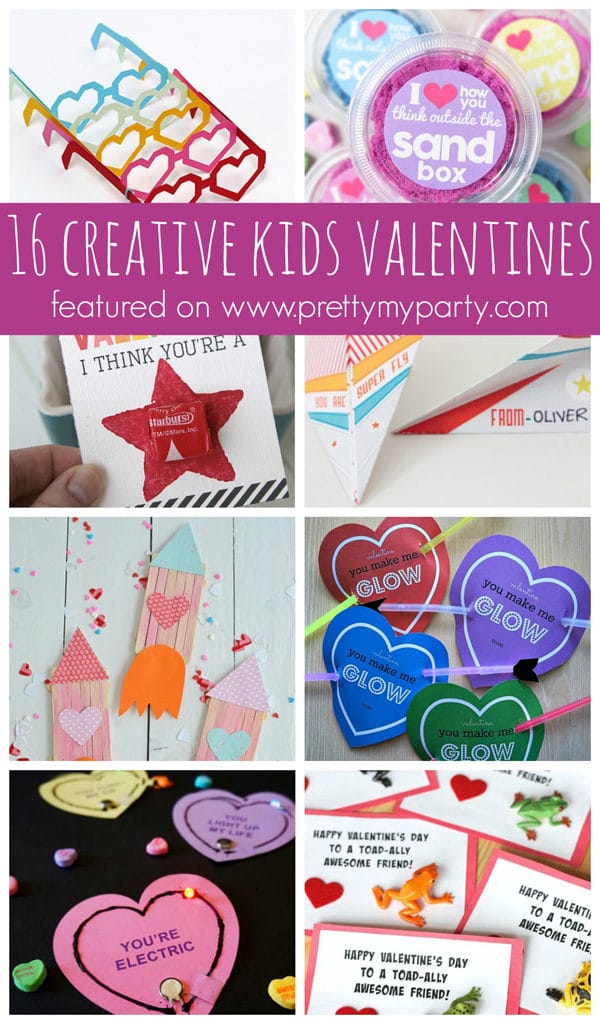 16 Creative Kids Valentine Ideas on Pretty My Party