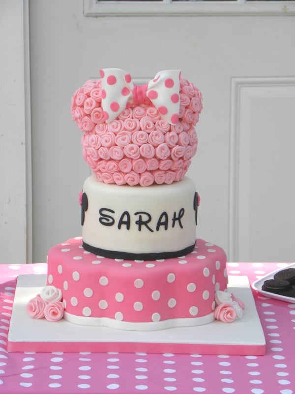 Minnie Mouse Birthday Cake Idea
