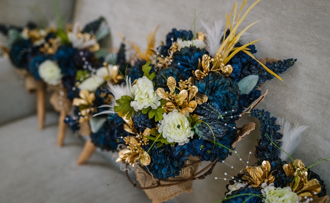 Teal and Lace Southern Farm Wedding