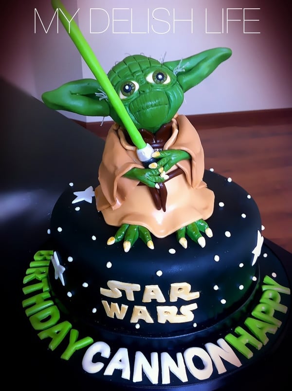 yoda birthday cake