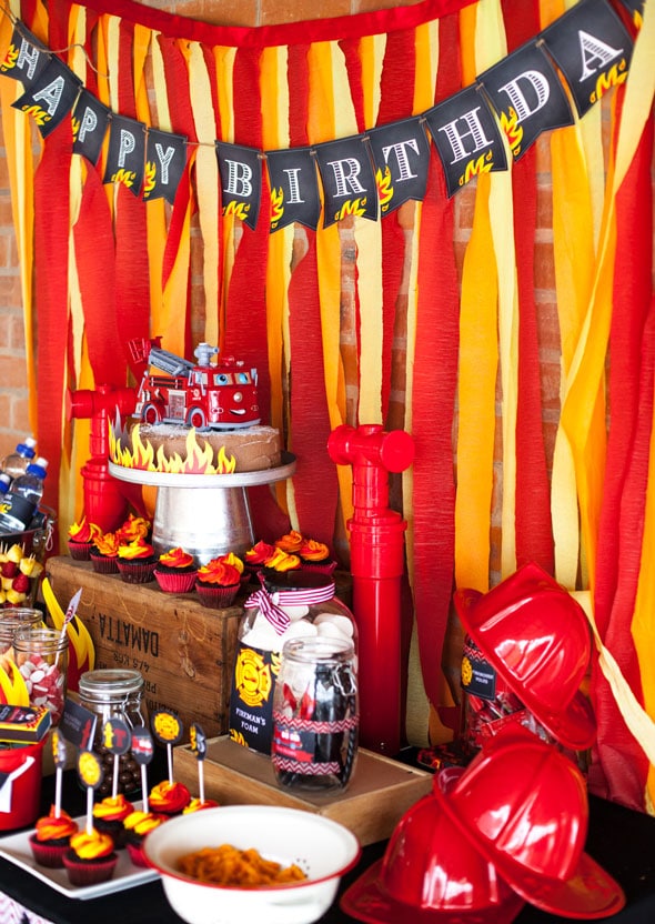 Fireman Birthday Party Ideas