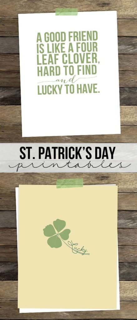 Free St. Paddy's Day Printable Art