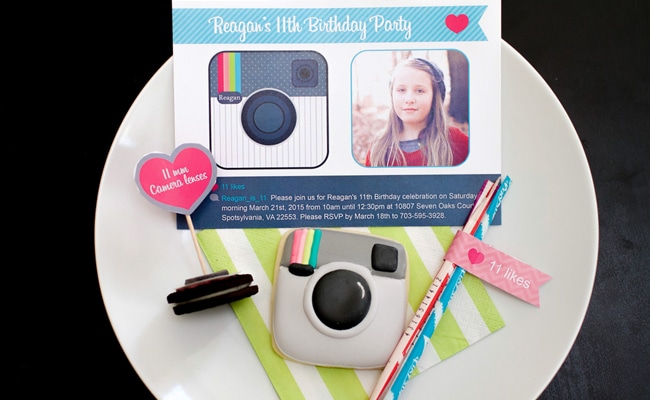 Instagram Inspired Birthday Party