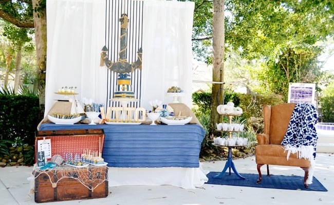 Nautical First Birthday Party