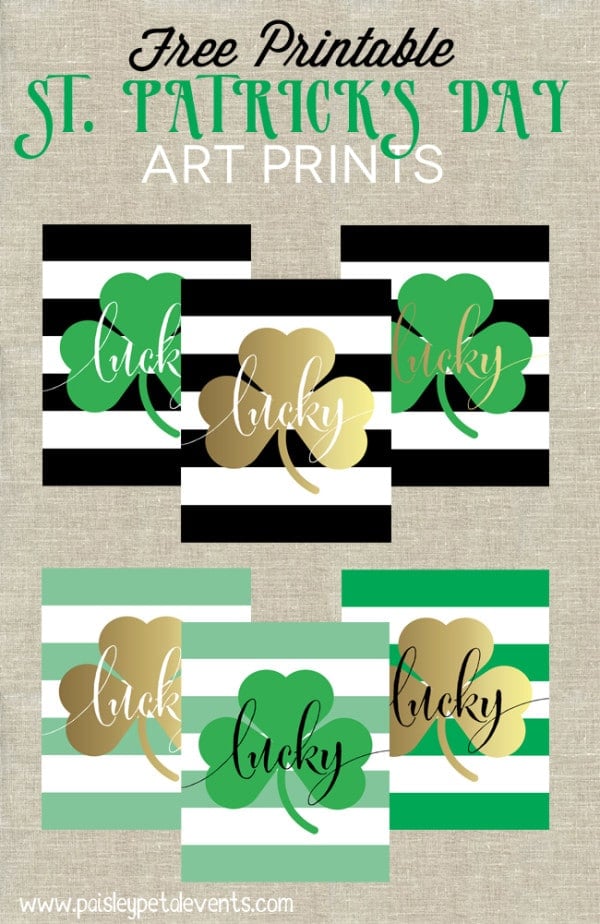 Free St. Patrick's Day Art Prints