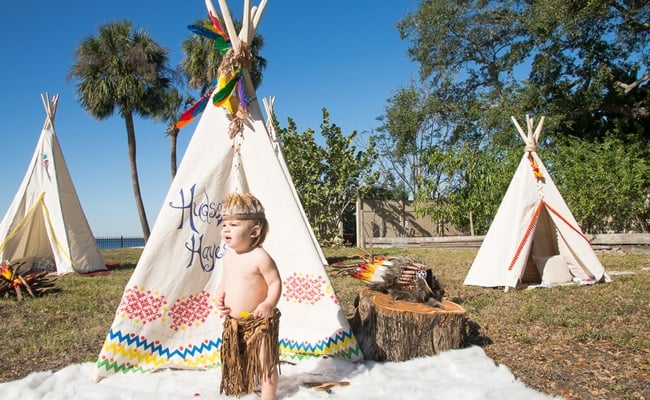 Teepee Indians First Birthday Party