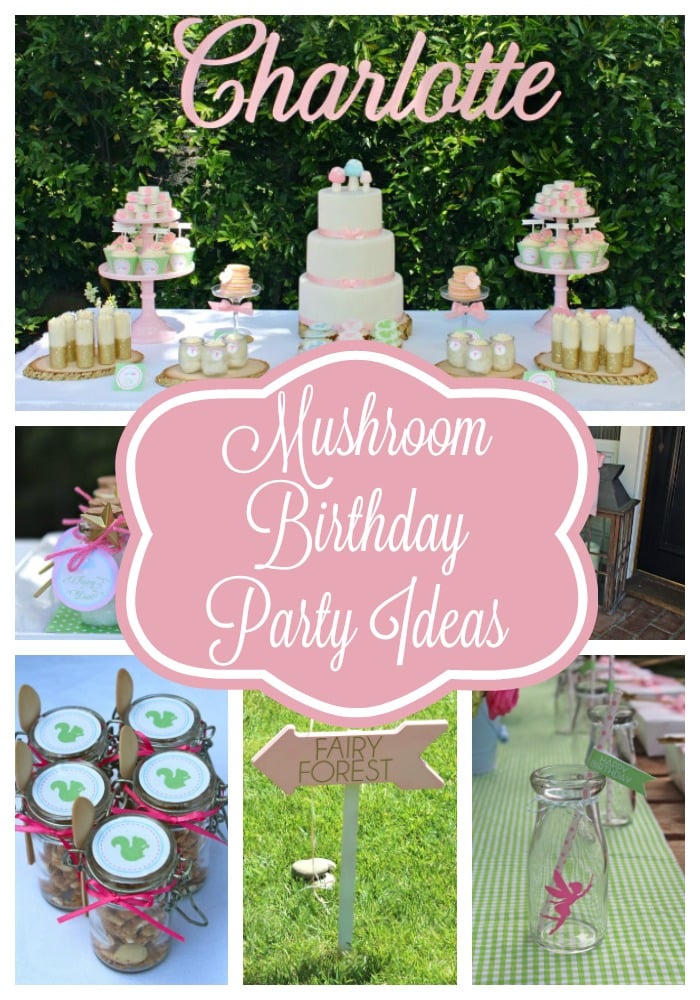 Charlotte's Mushroom Party Ideas