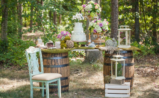 Enchanted Forest Bridal Photo Shoot