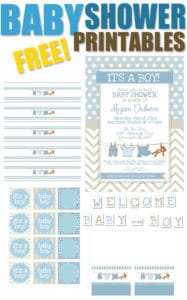 15 Free Baby Shower Printables - Pretty My Party