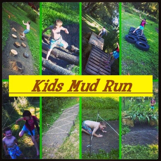 Kids Mud Run - Fun Outdoor Games