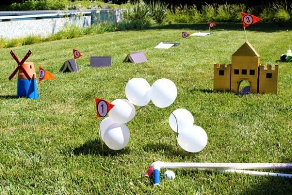 Mini Golf Course, Outdoor Games For Kids