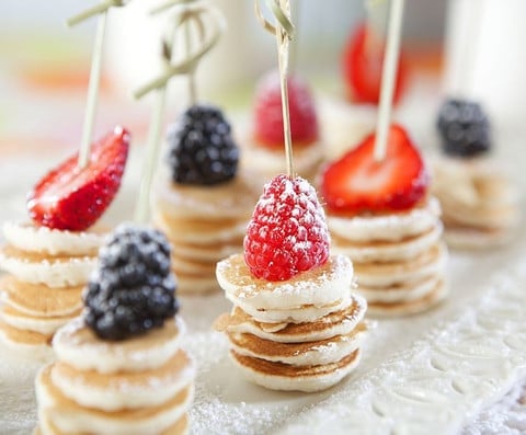 Mini pancakes - Party Finger Foods For Kids