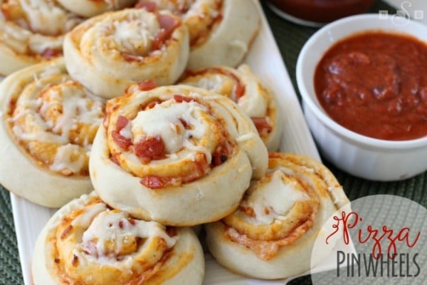 Pizza Pinwheels - toddler finger food ideas