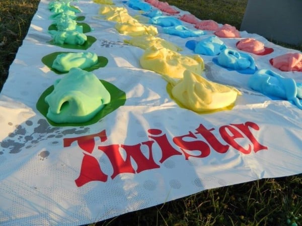 Shaving Cream Twister, Fun Party Games