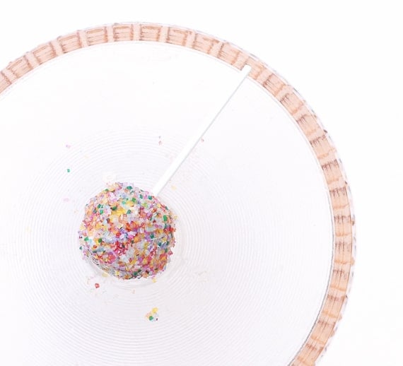 Sprinkled Donut Hole Cake Pops - Finger Food Ideas