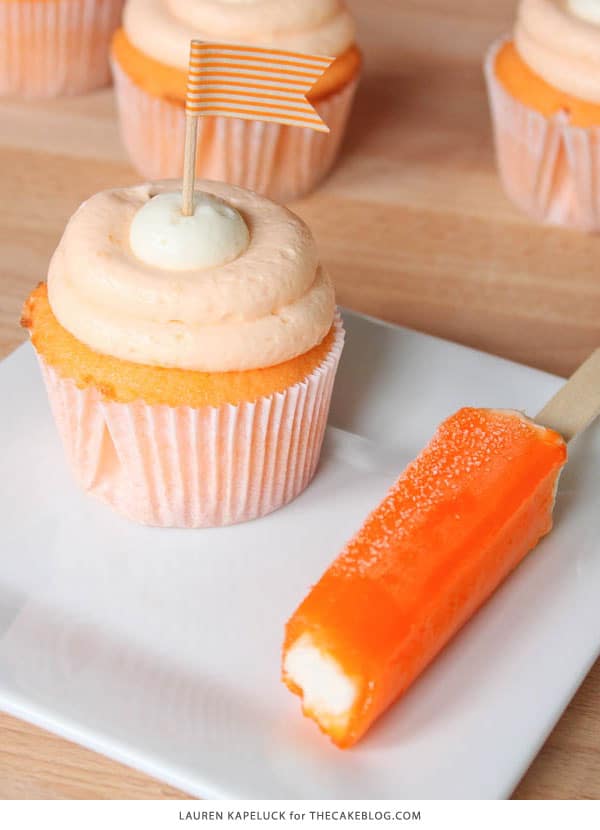 Orange Creamsicle Cupcake Dessert Recipe