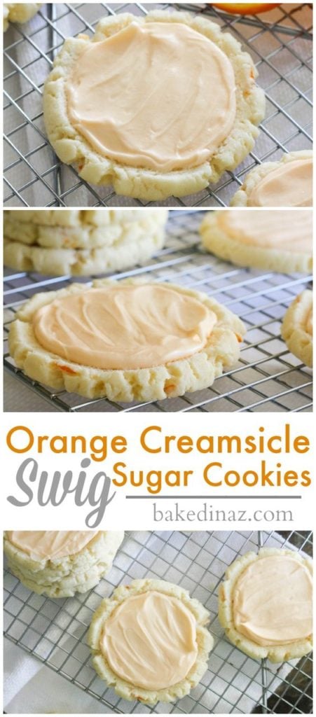 Orange Creamsicle Sugar Cookies