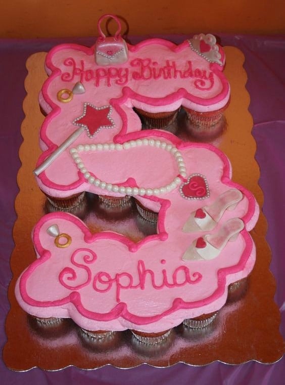 Princess Cupcake Cake